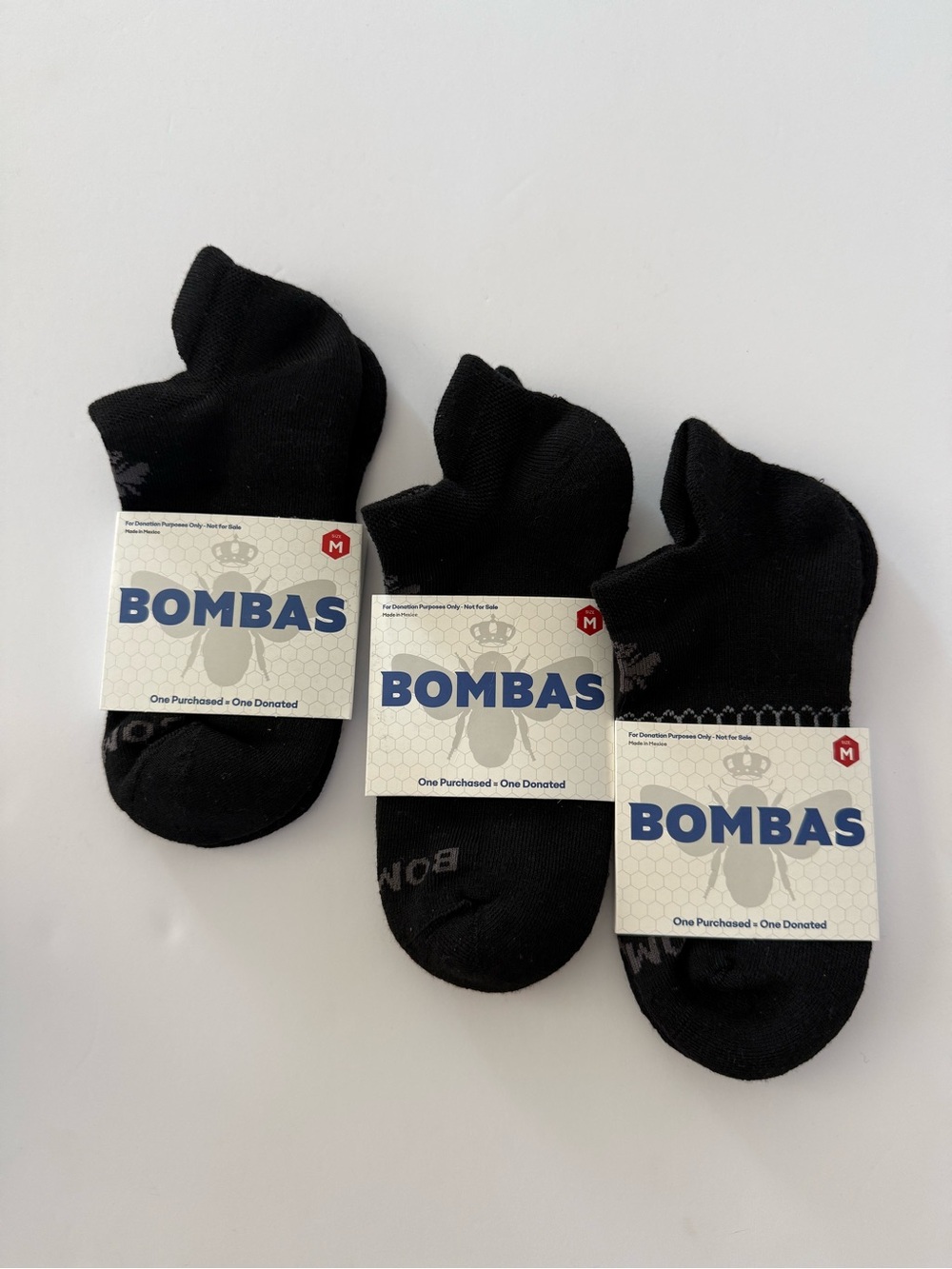 Bombas 3 pair ankle socks